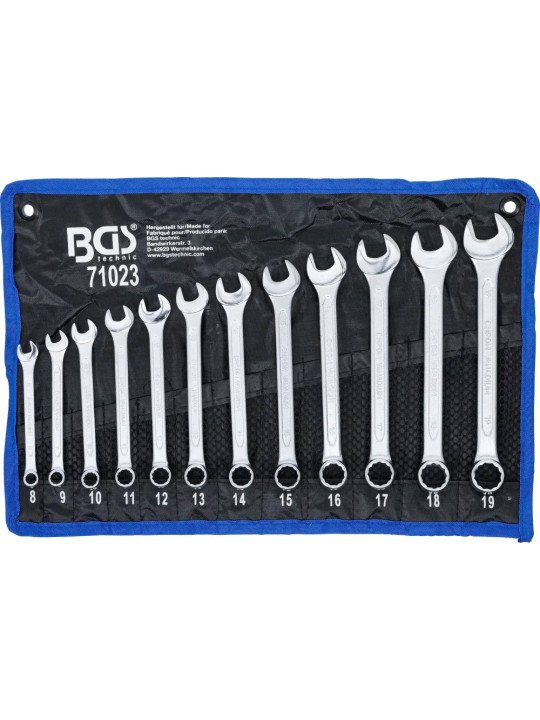 Kiintolenkkisarja 12-os  8-19 mm BGS