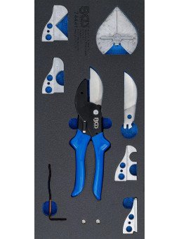 Monitoimileikkuri muovilistoille/putkille 8-Os BGS