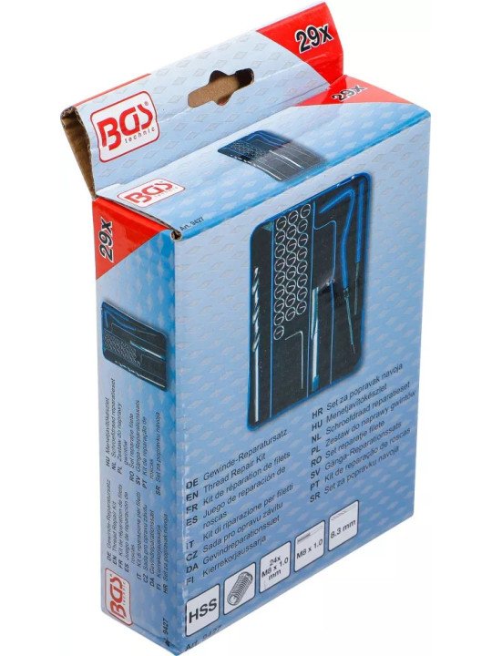 Kierteenkorjaussarja 29-os  M7x1.0 BGS