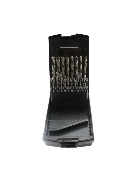 Vasenkätinen  HSS-porasarja 1 - 10mm /0,5mm 19-os