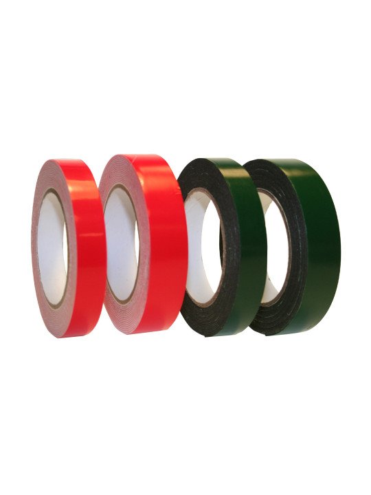 2 - puoliteippi  foam 25 x 1x mm x 5m valkoinen GSON