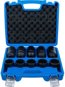 Voimahylsysarja 32 -36mm 1/2 pitkät +lyhyet  12-kulmainen  BGS