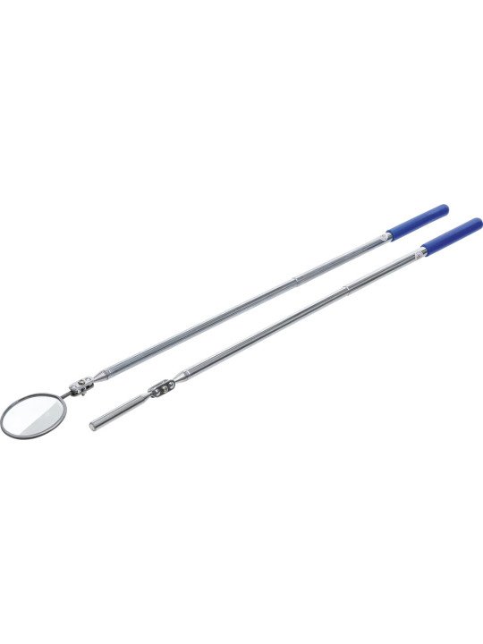 Tarkastuspeili/magneetti nivelellä  teleskoopilla 50mm BGS