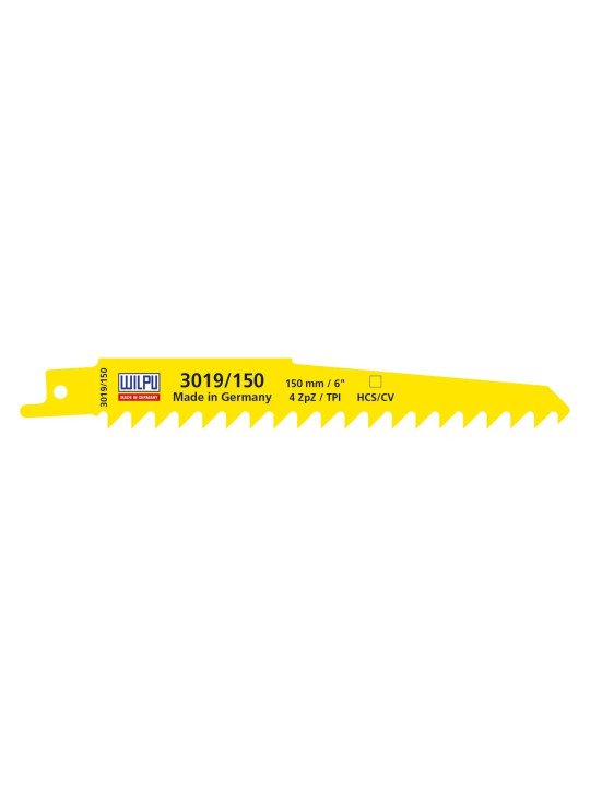 Puukkosahanterä 150 x 12mm    4TPI