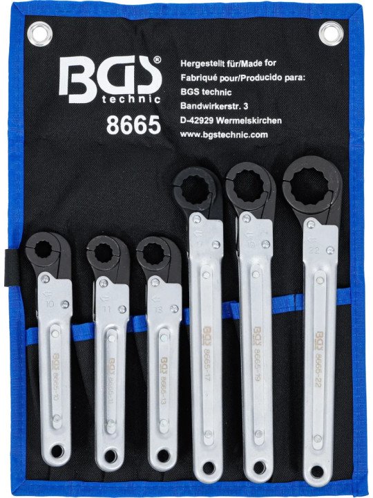 Putkiräikkäsarja 10-22mm  6-os BGS
