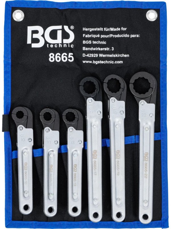 Putkiräikkäsarja 10-22mm  6-os BGS